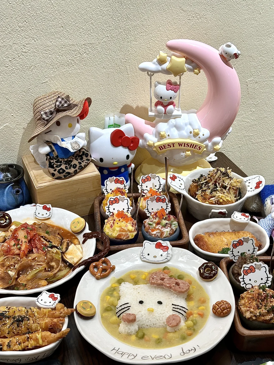 常德初雪❄️首家正版Kitty寿司屋萌化了！💖