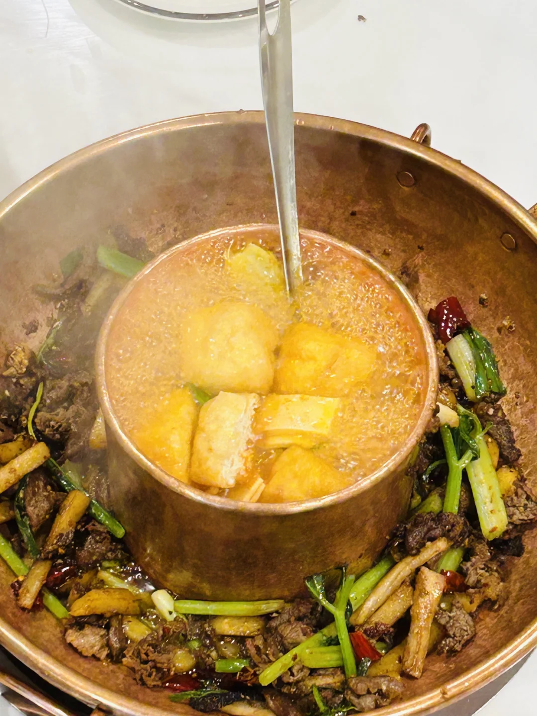 常德新开的！！！贵州铜锅牛肉！！！！