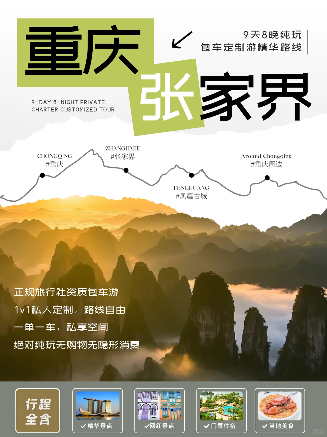 大马姐妹冲重庆张家界！玩透双城绝美风景