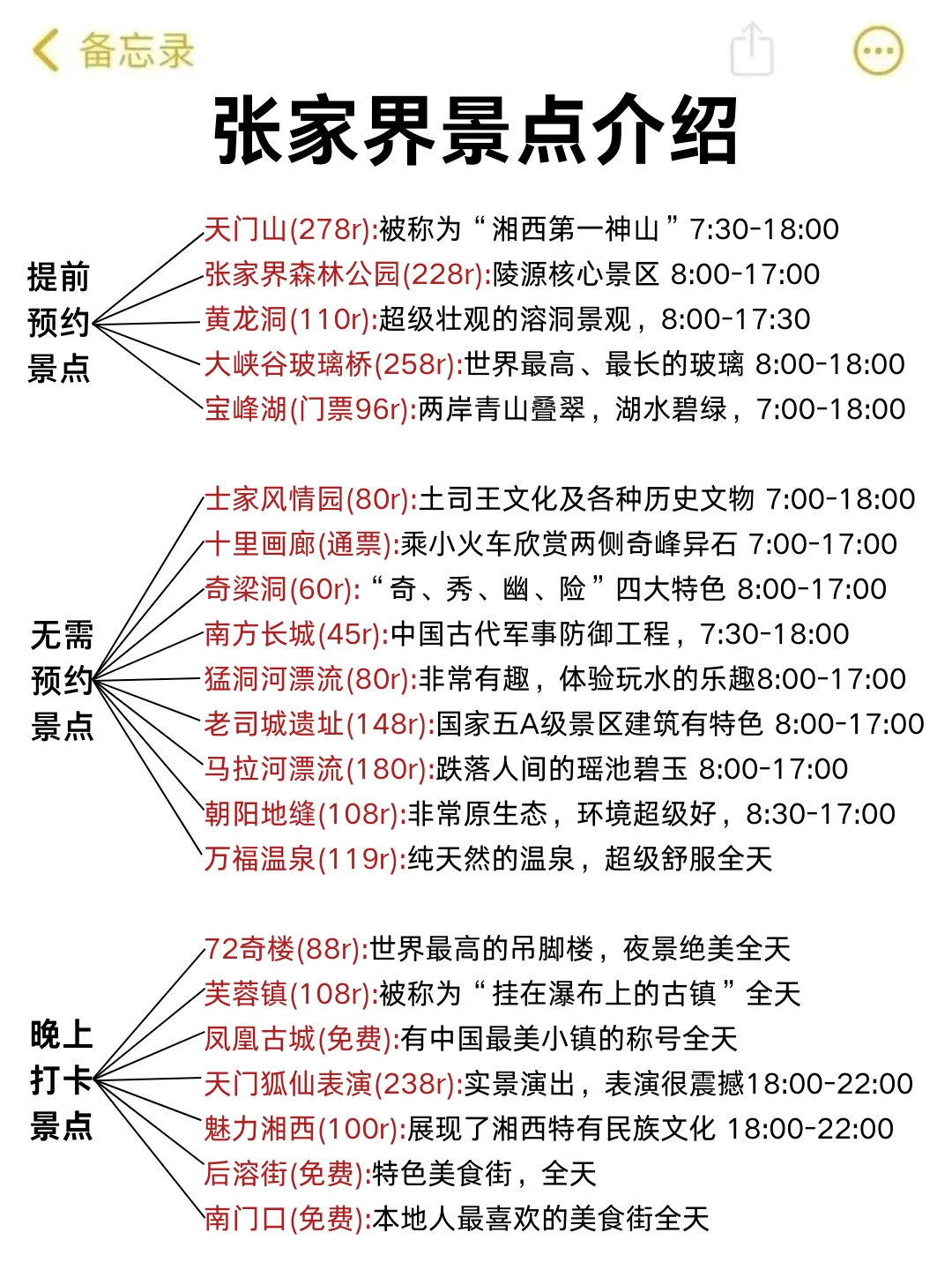 来张家界请听劝‼️这些一定要提前知道