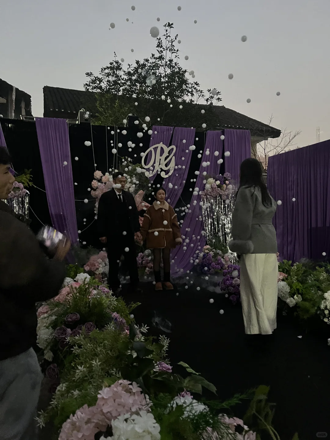 张家界紫色系婚礼太美啦