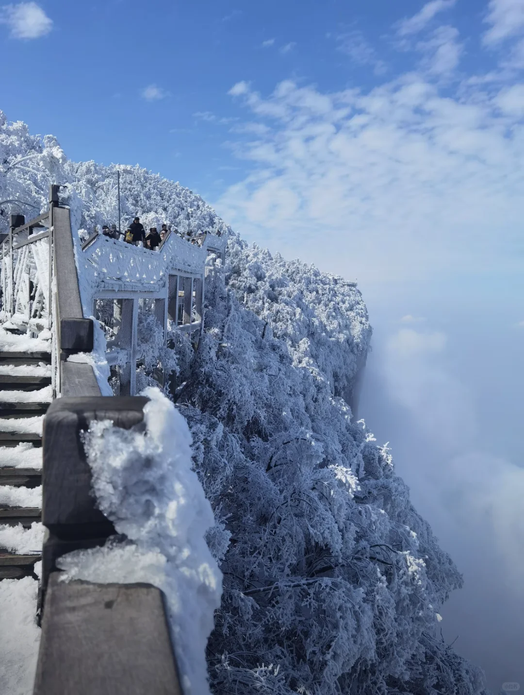 张家界天门山的雪❄️真的没法喷