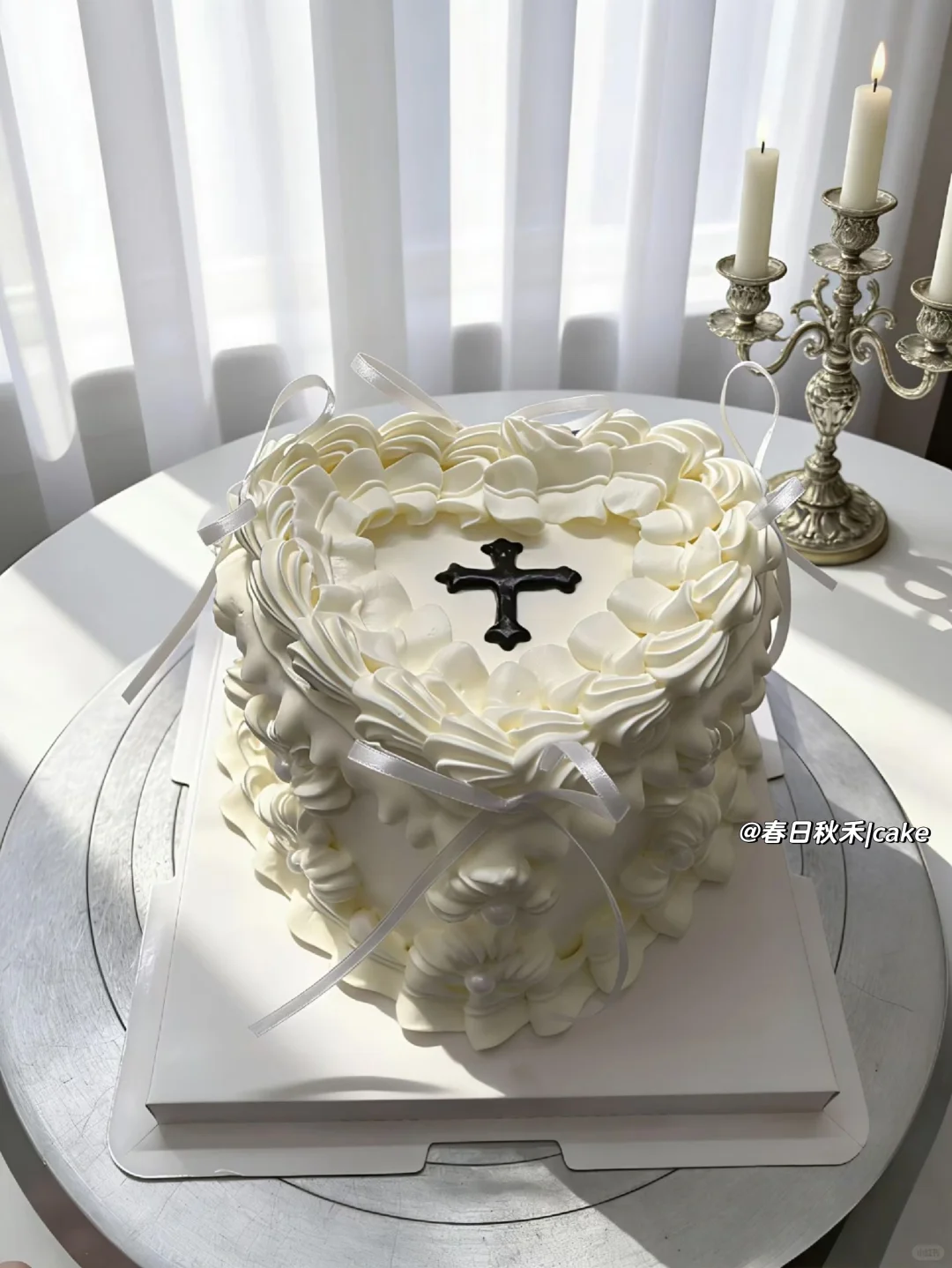 常德|简约爱心蛋糕～