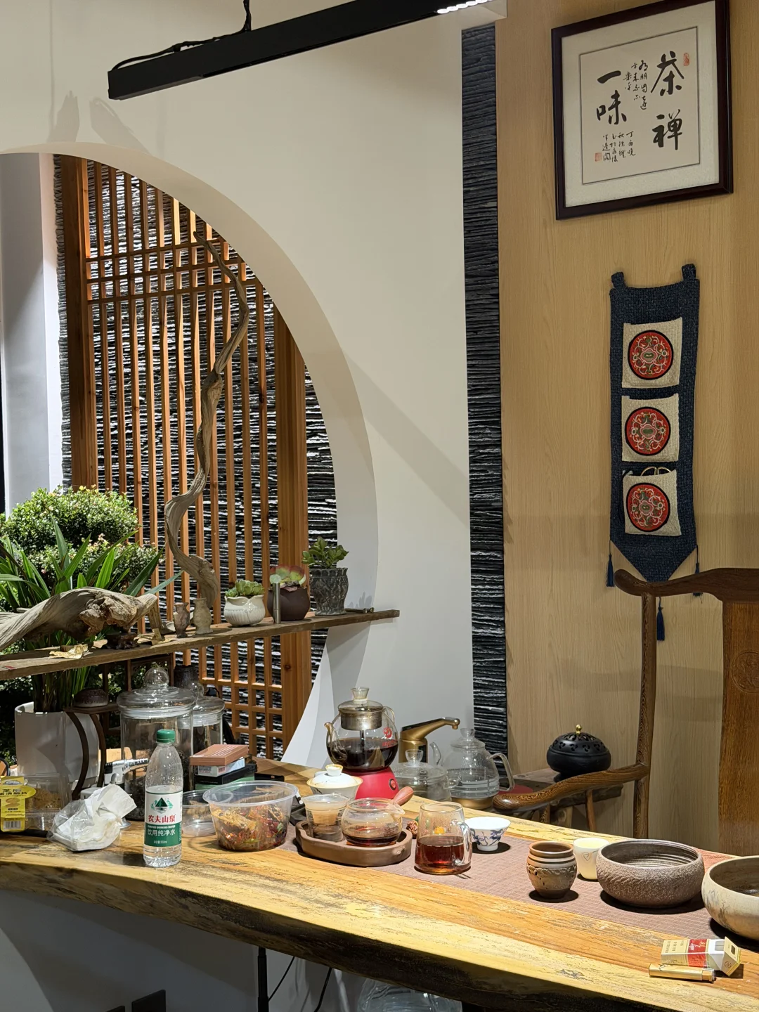 在常德 花几万打造的茶室