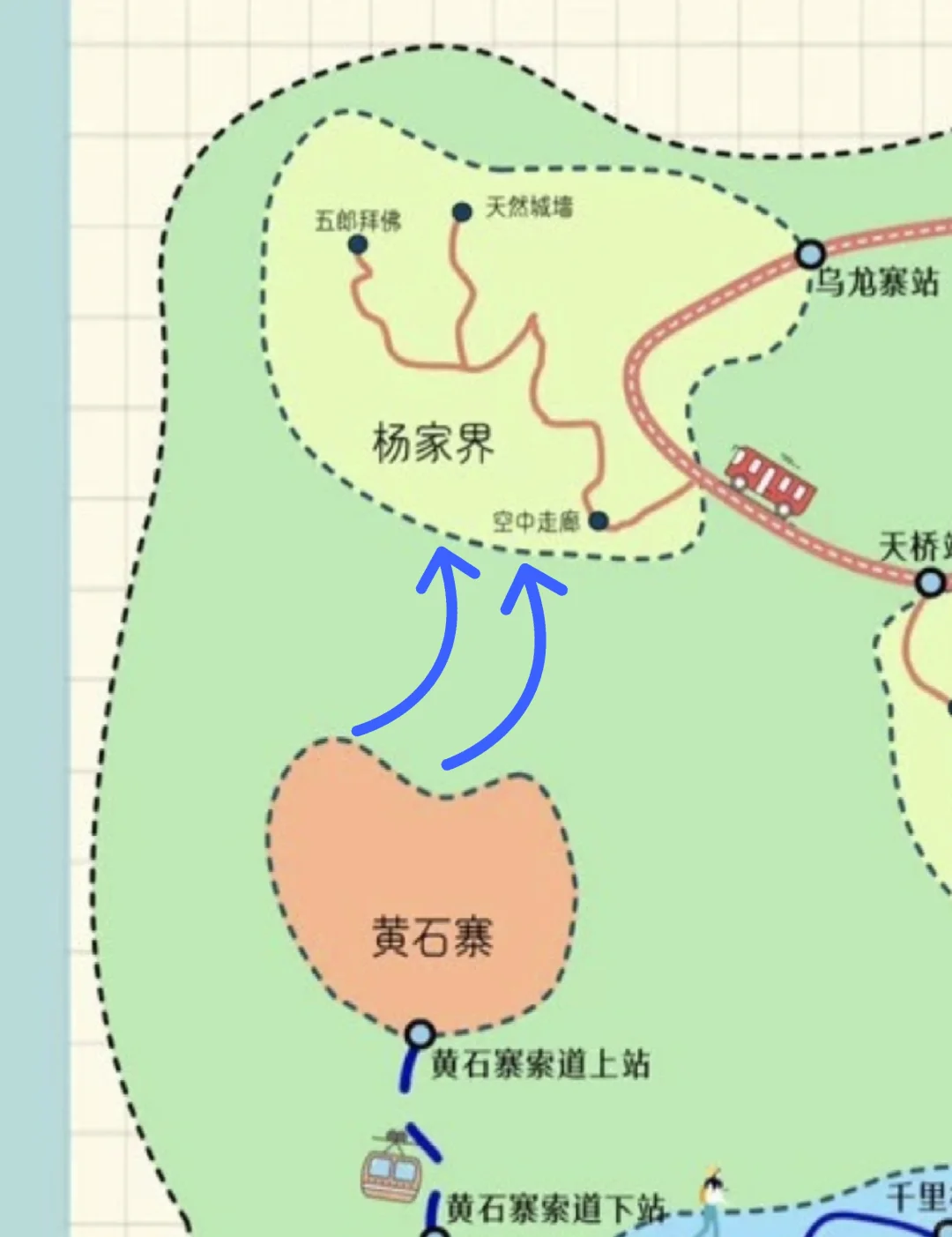两日游玩张家界森林公园，反向拒绝人堵人