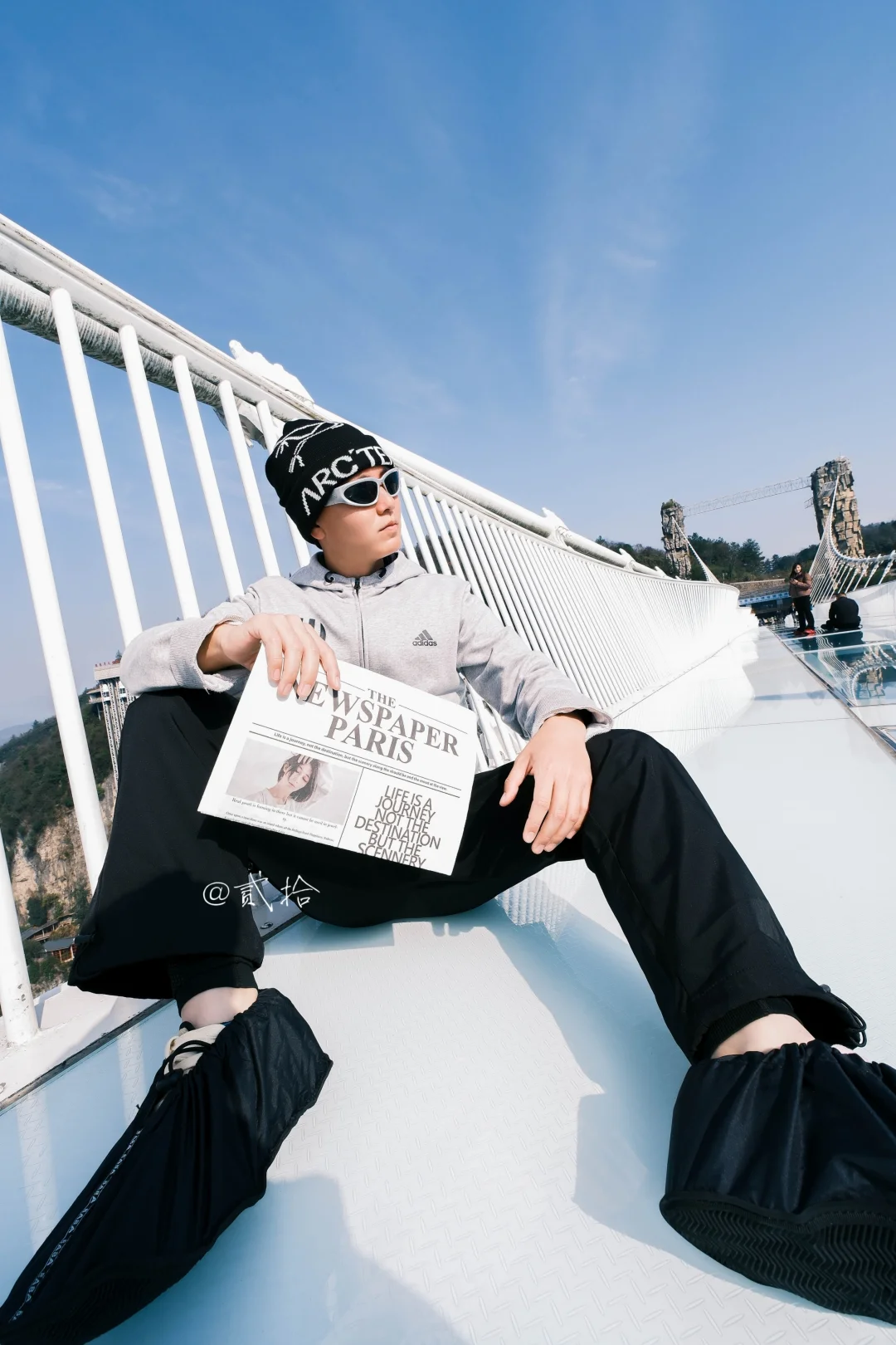 直接抄作业❗来张家界大峡谷玩，玻璃桥上这