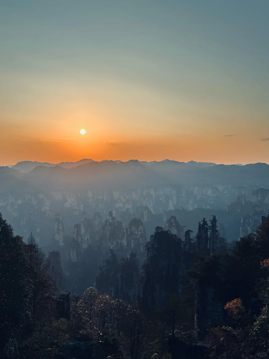 张家界的深秋绝美啊～