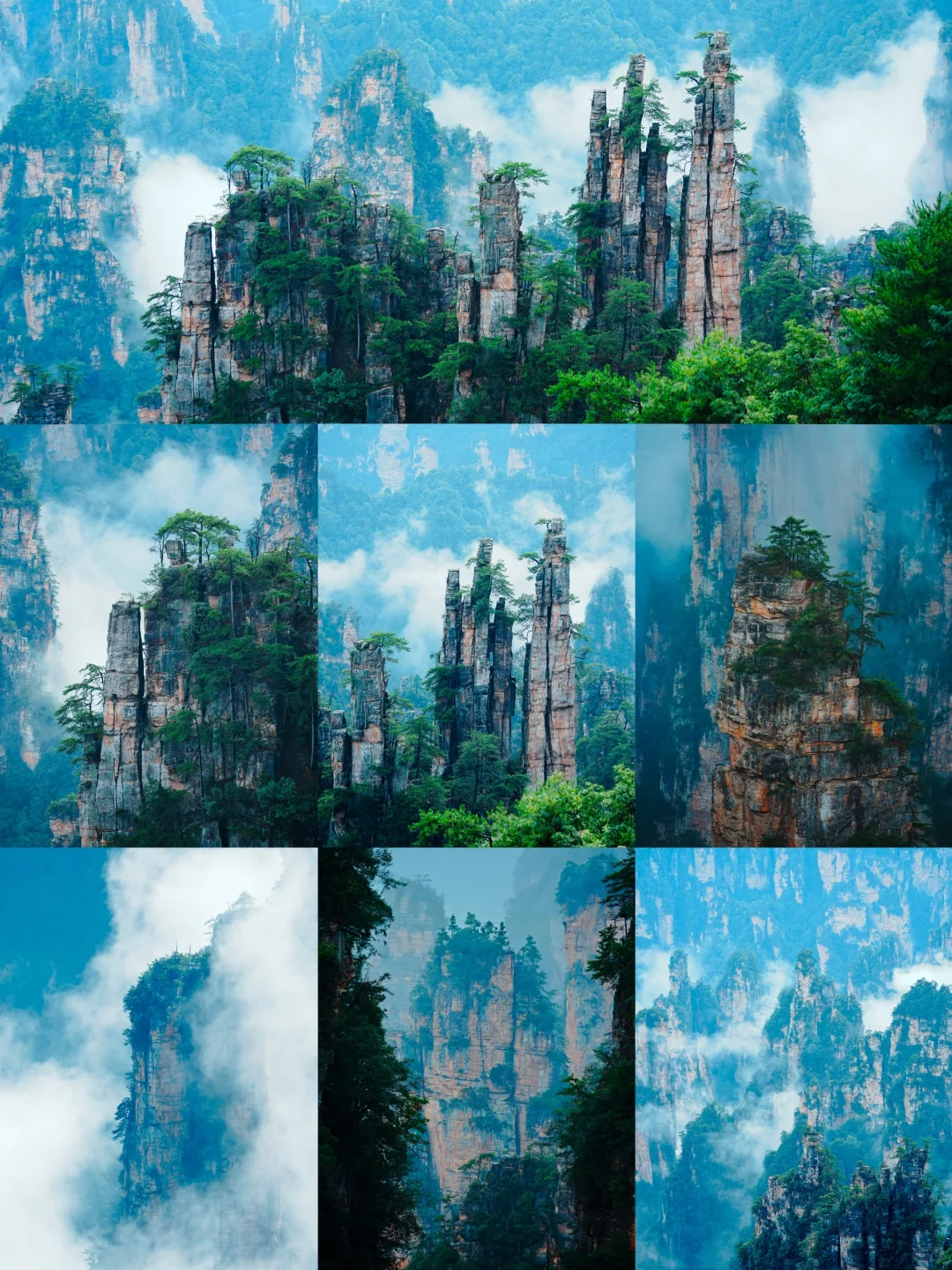 奇峰三千出云，云梦百里藏峰