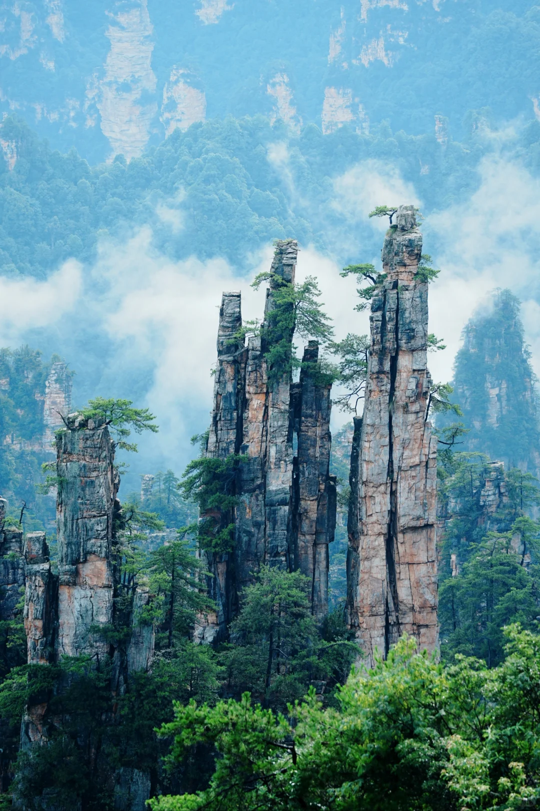 奇峰三千出云，云梦百里藏峰