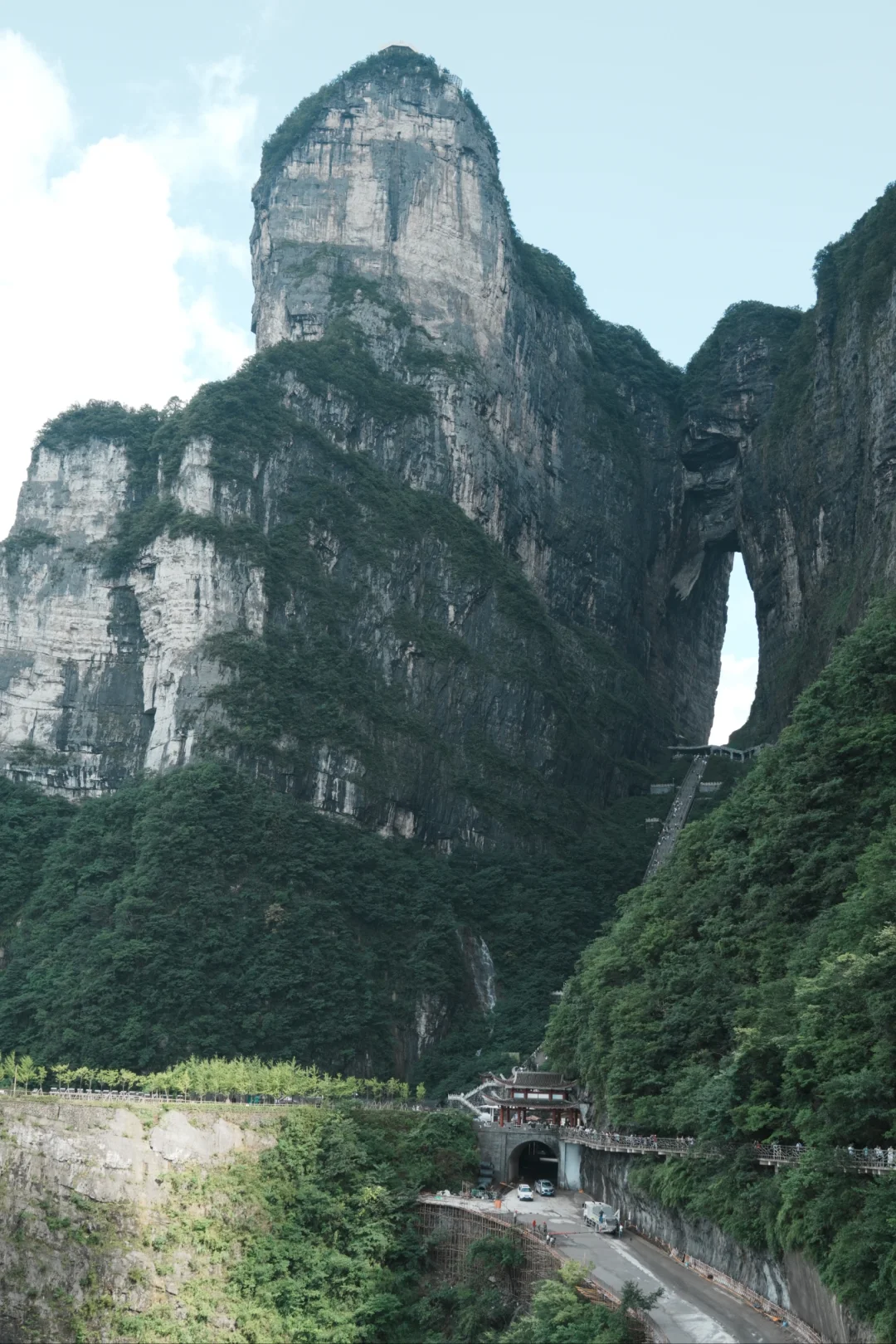 张家界天门山 坐A线索道才能值回票价！！！