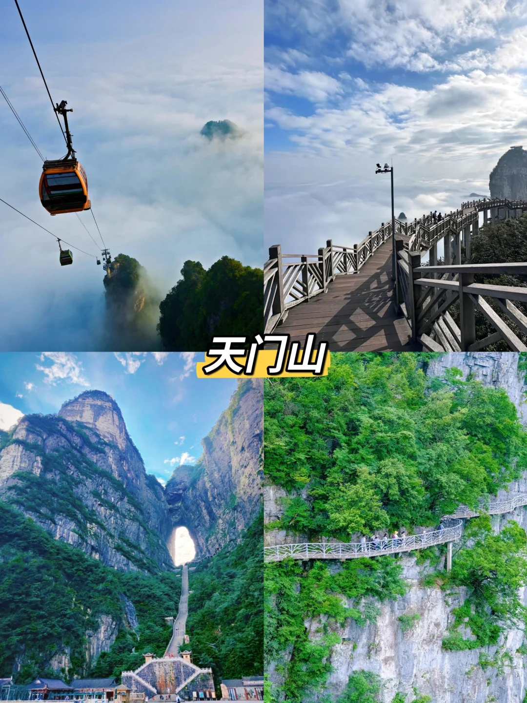 张家界旅游✅保证天门山走A线不排队随时走