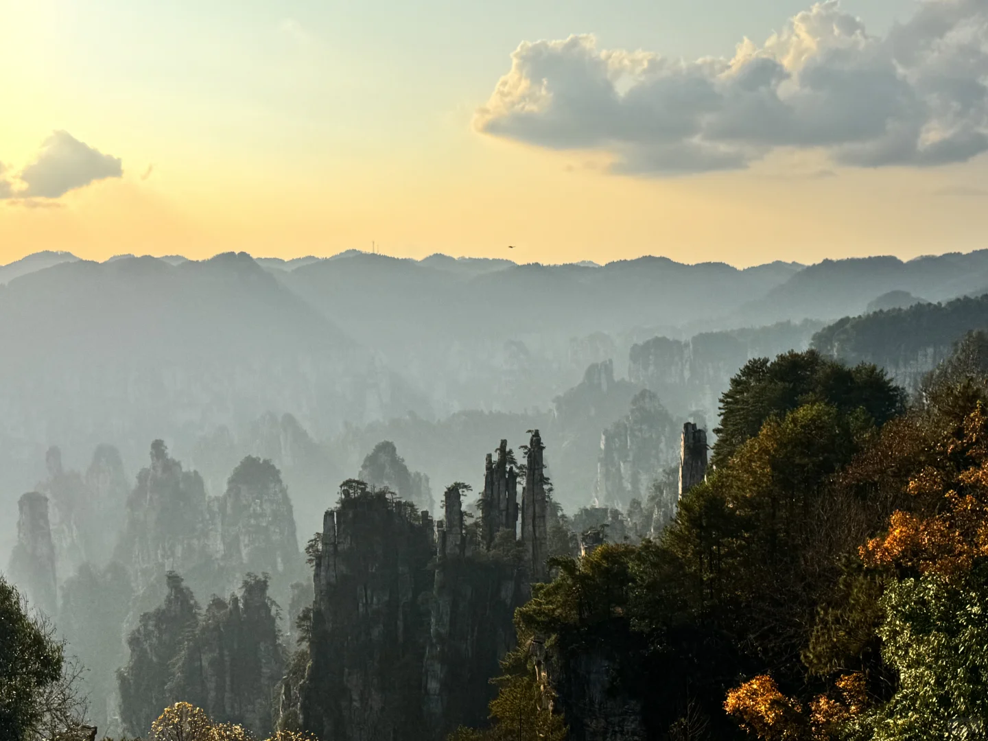 张家界的深秋绝美啊～