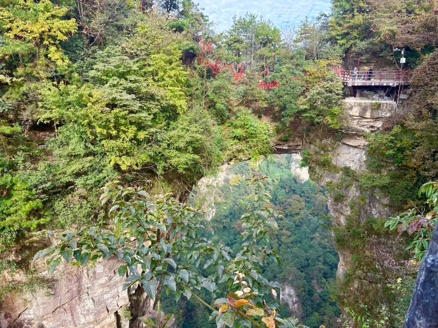 当你在张家界找了一个向导