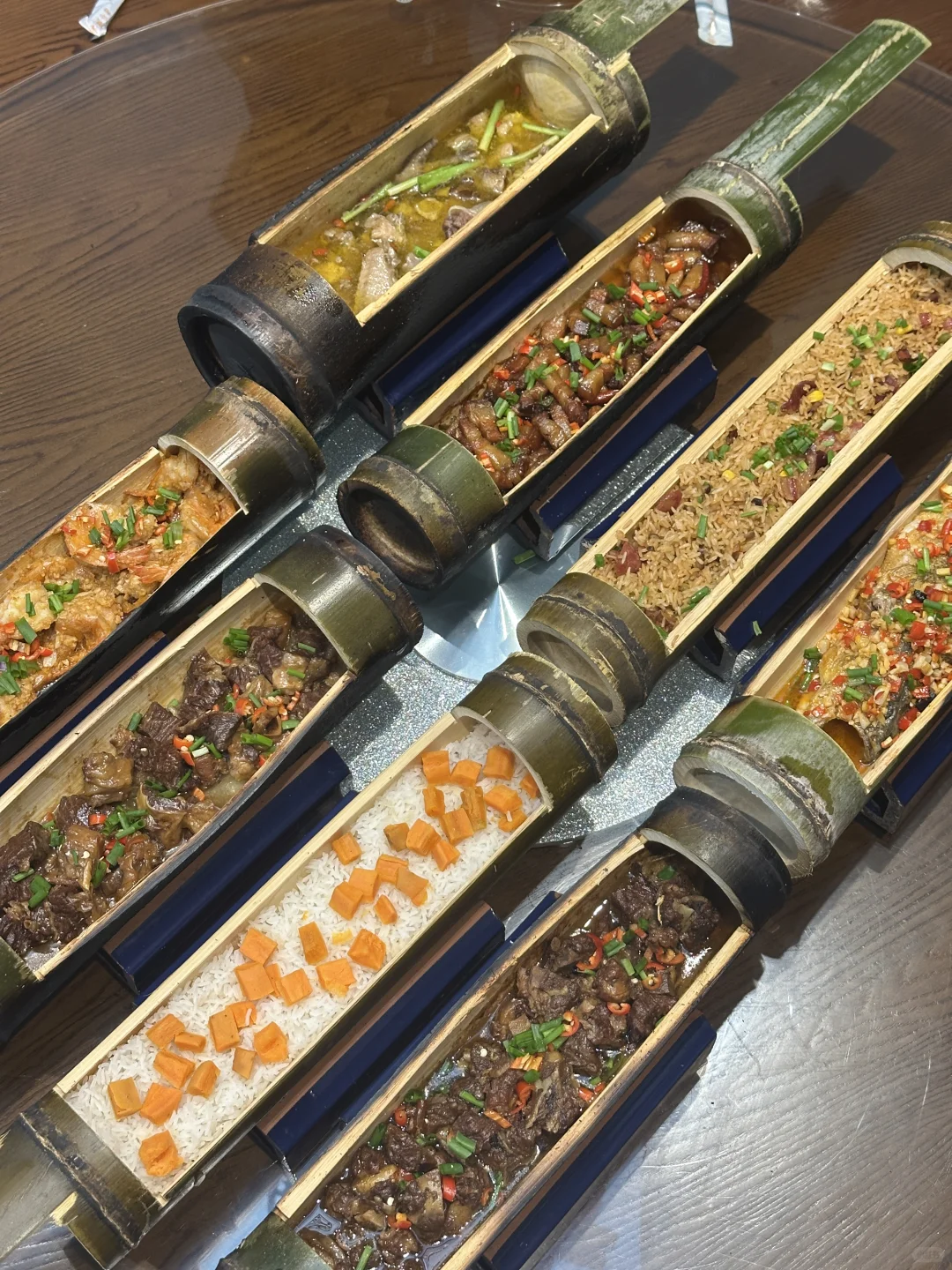 常德！！首家！！首家竹筒蒸菜👍👍…