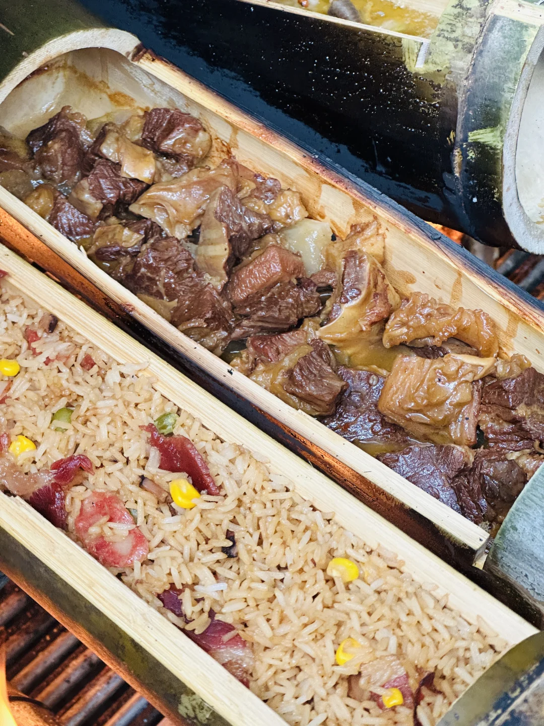 常德！！首家！！首家竹筒蒸菜👍👍…