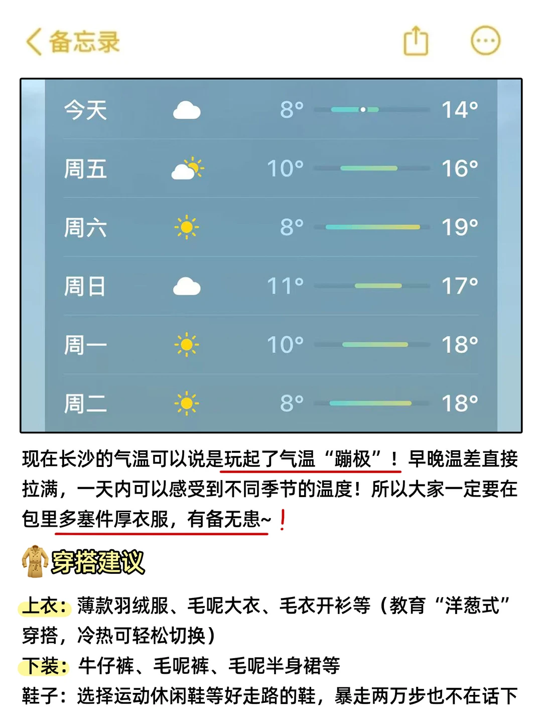 12.4📍长沙现状！！带错衣服真的太遭罪了😭