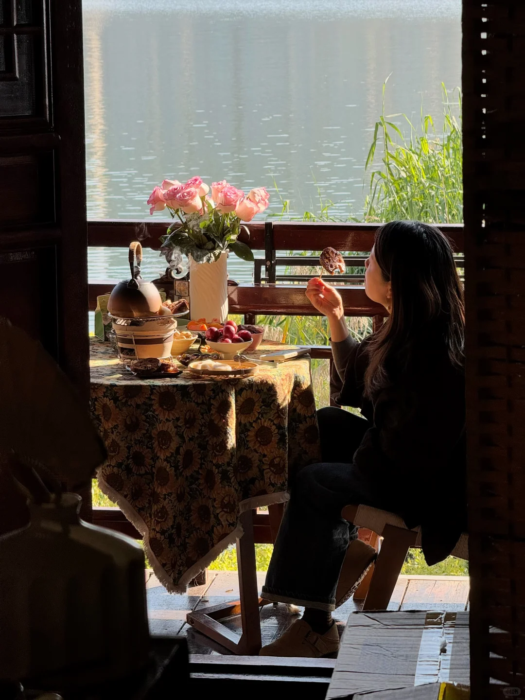 秋日必打卡！常德河街氛围感超绝的河畔阳台