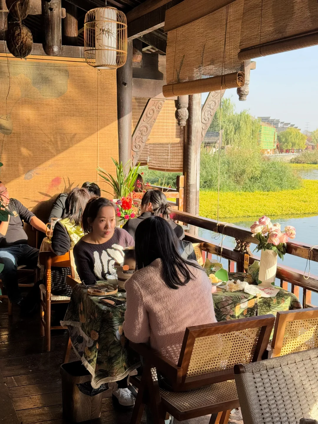 秋日必打卡！常德河街氛围感超绝的河畔阳台