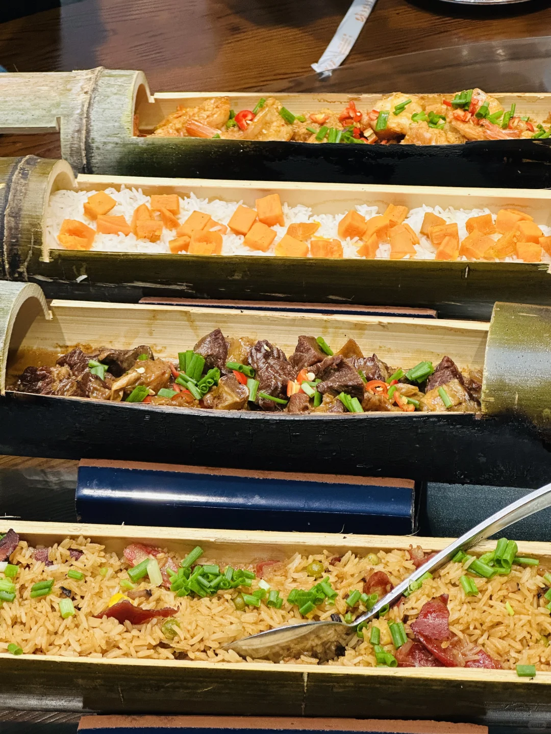 常德！！首家！！首家竹筒蒸菜👍👍…