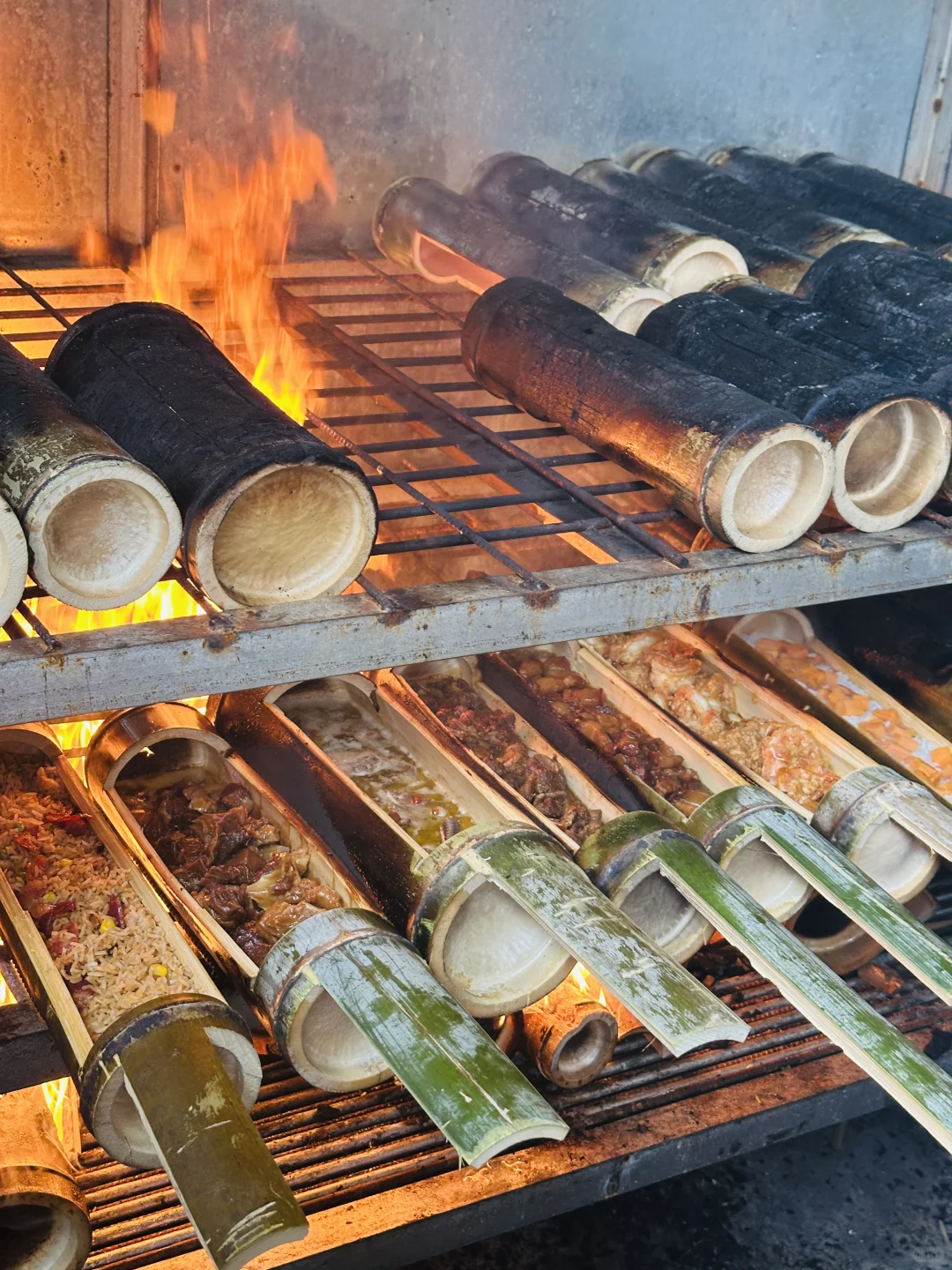 常德！！首家！！首家竹筒蒸菜👍👍…
