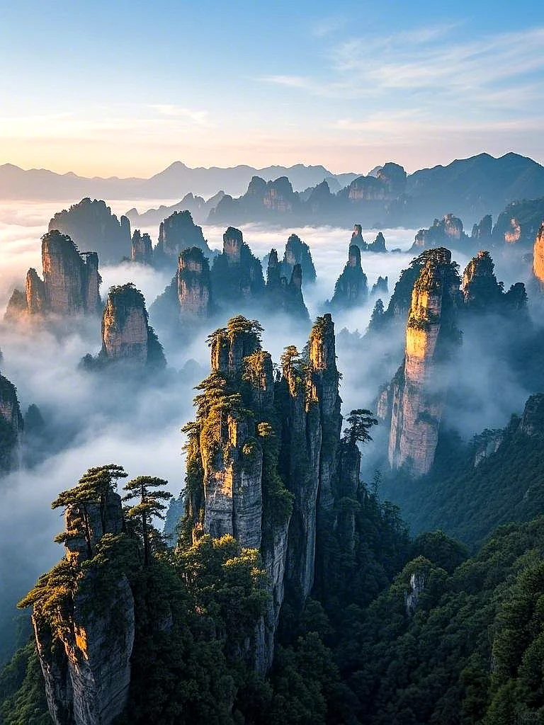 张家界丨云里雾里的人间仙境！🔥🔥🔥