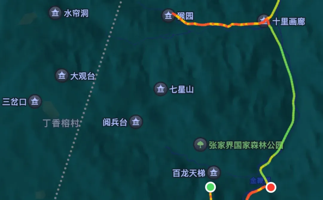 到站张家界第三天