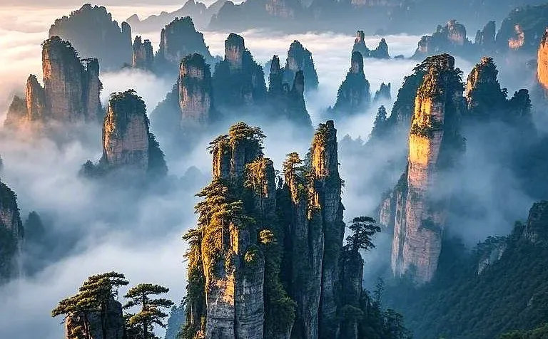 张家界丨云里雾里的人间仙境！🔥🔥🔥