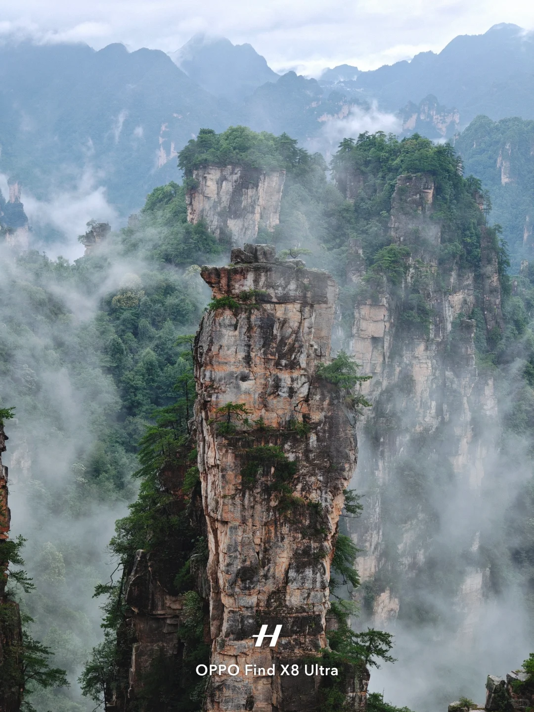 去了张家界，才知道水墨画还是太保守了……