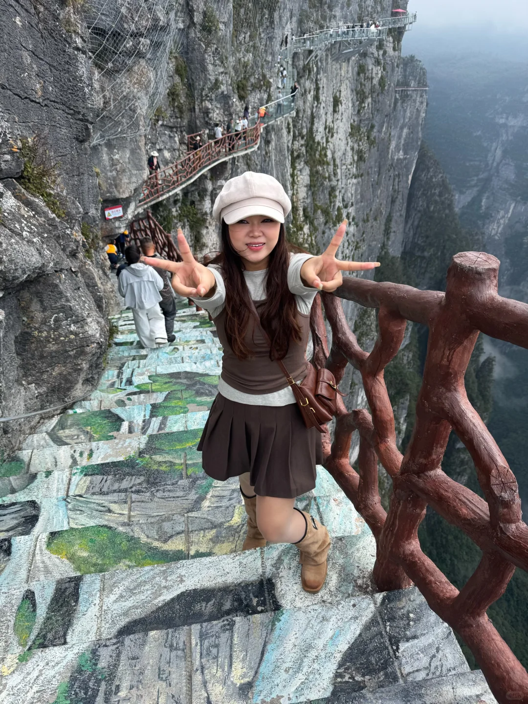 张家界七星山竟然不堵！！