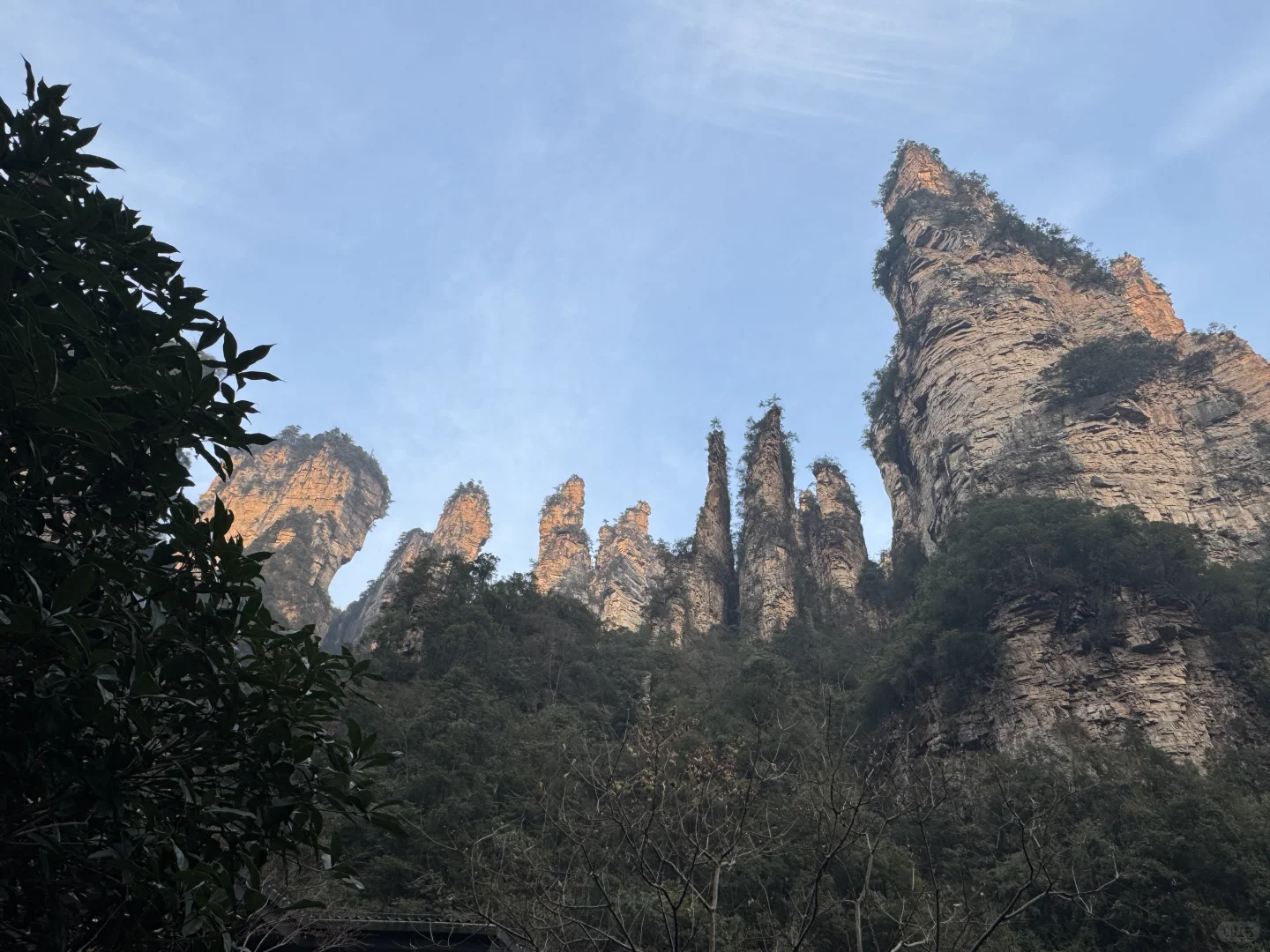 12.11 今天張家界，天氣超好！