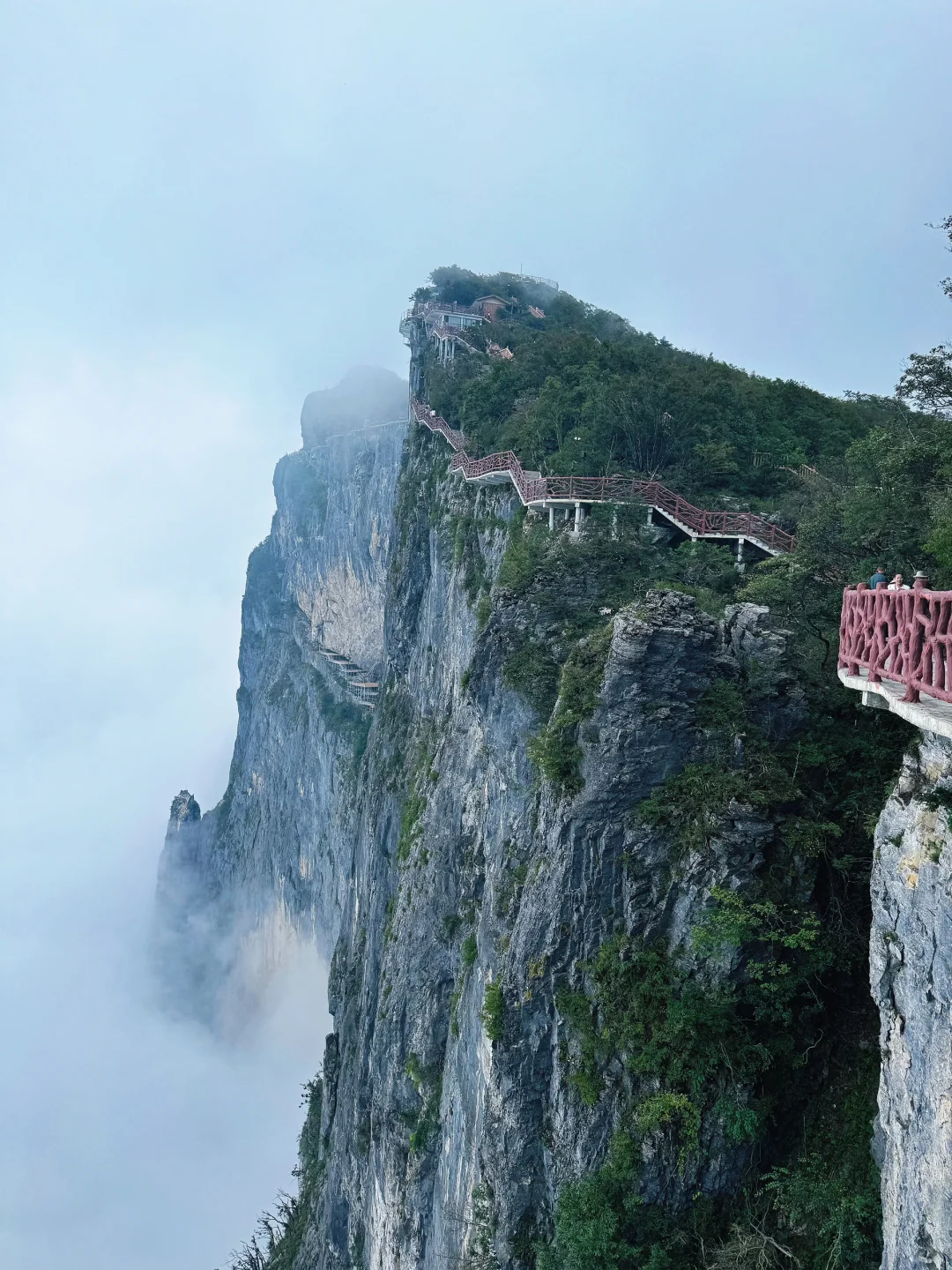 张家界七星山竟然不堵！！