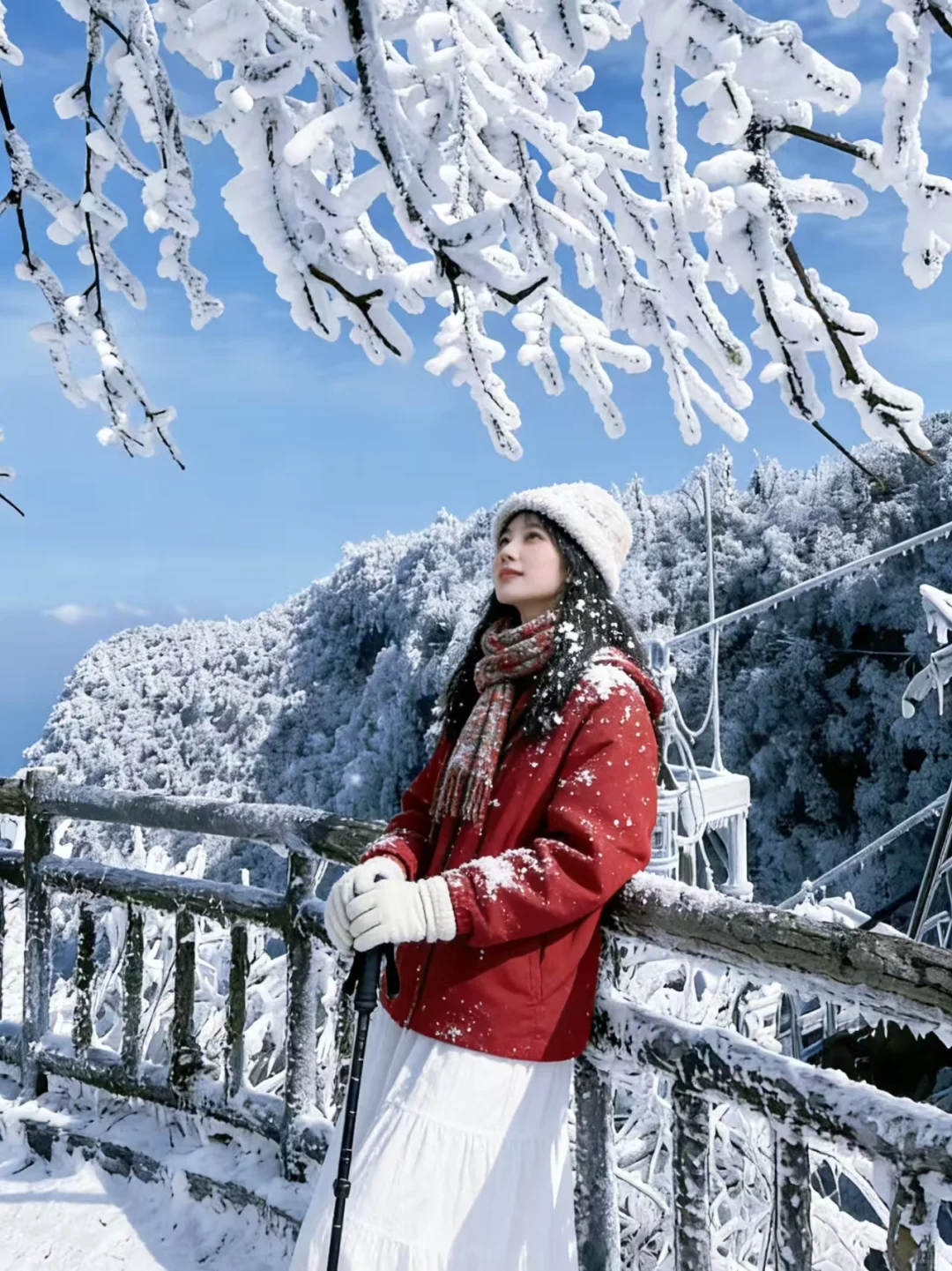张家界天门山冬游｜选B线也太香了吧❄️