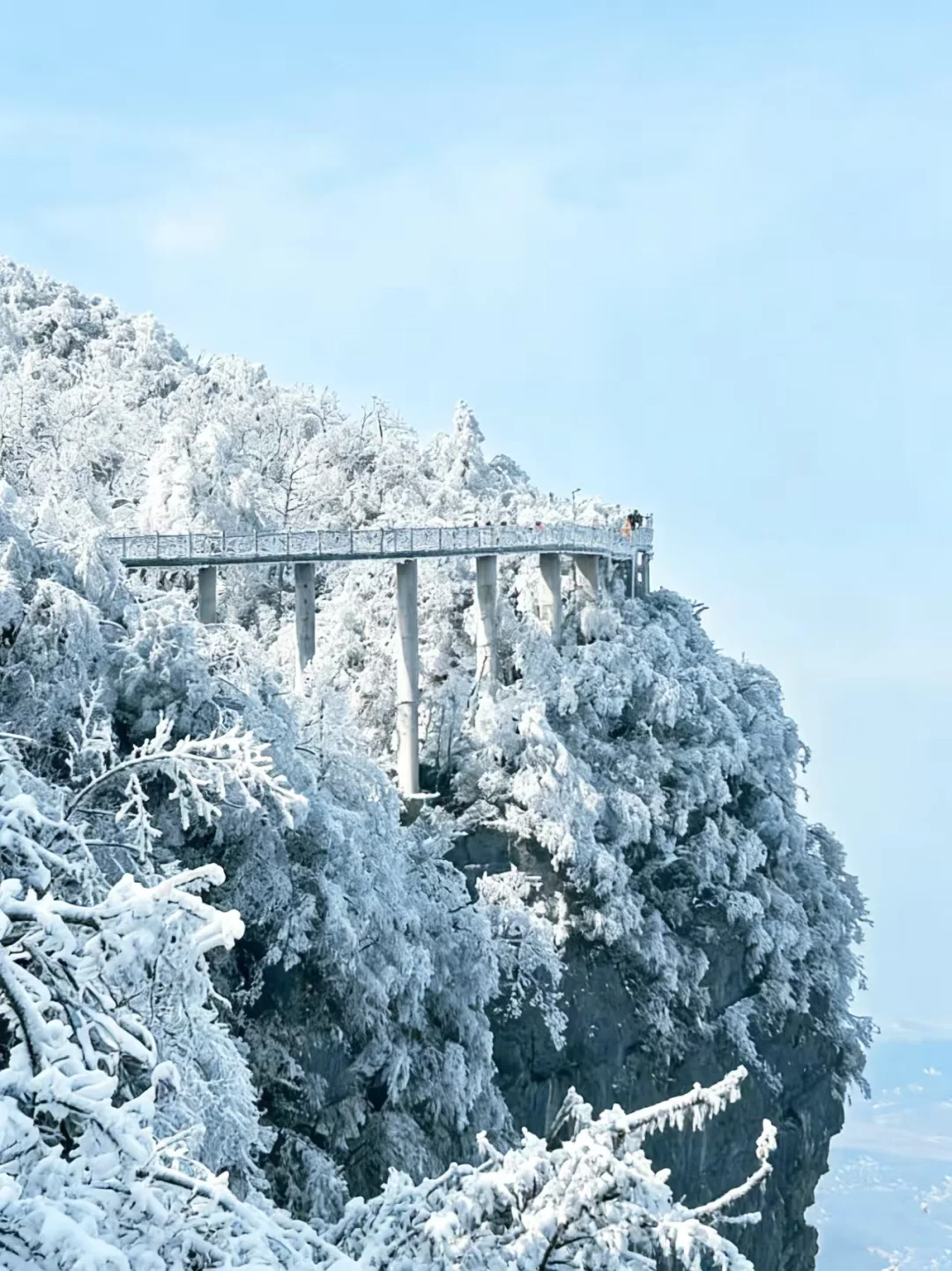 张家界天门山冬游｜选B线也太香了吧❄️