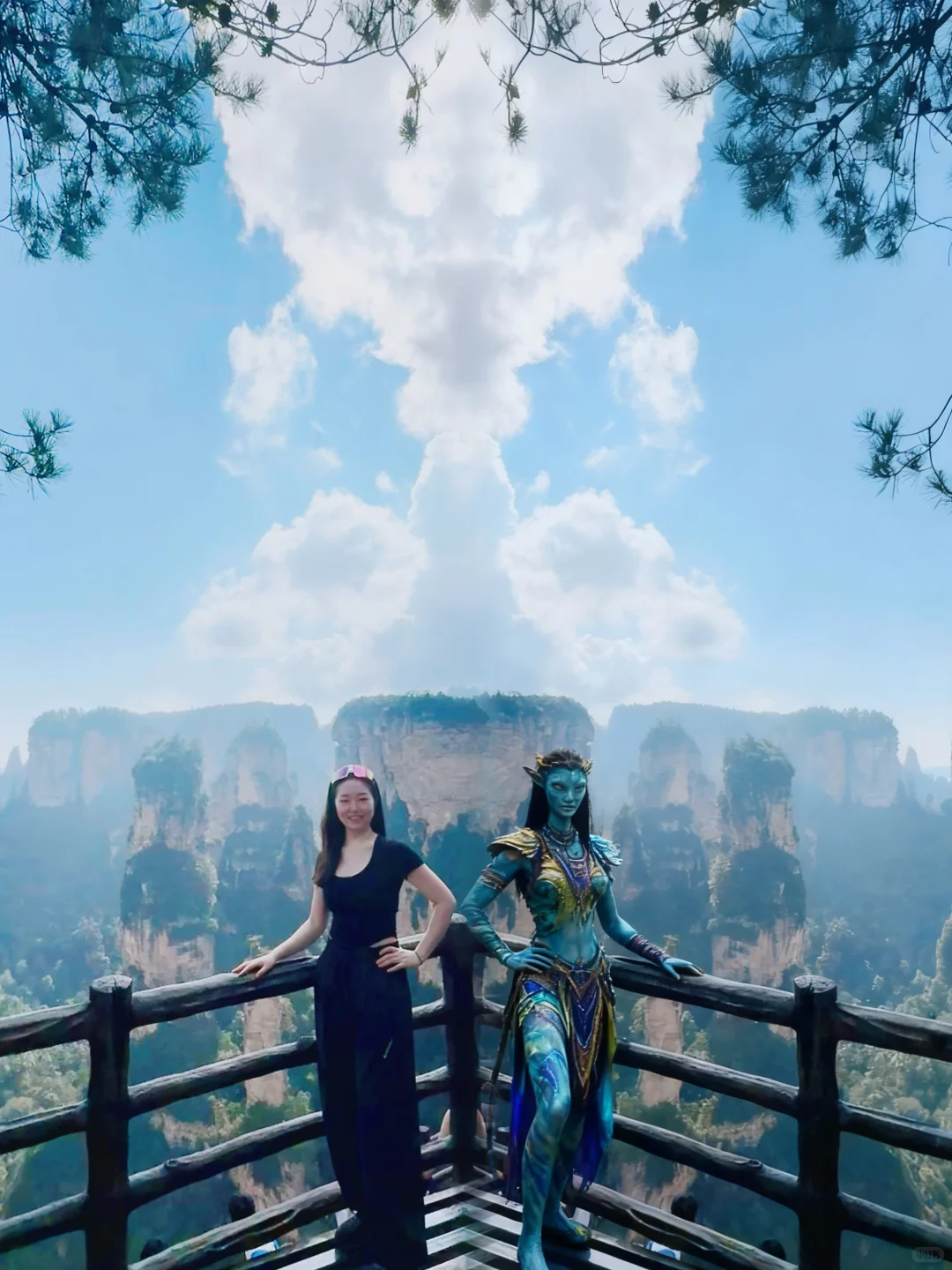 张家界⛰️交作业了！