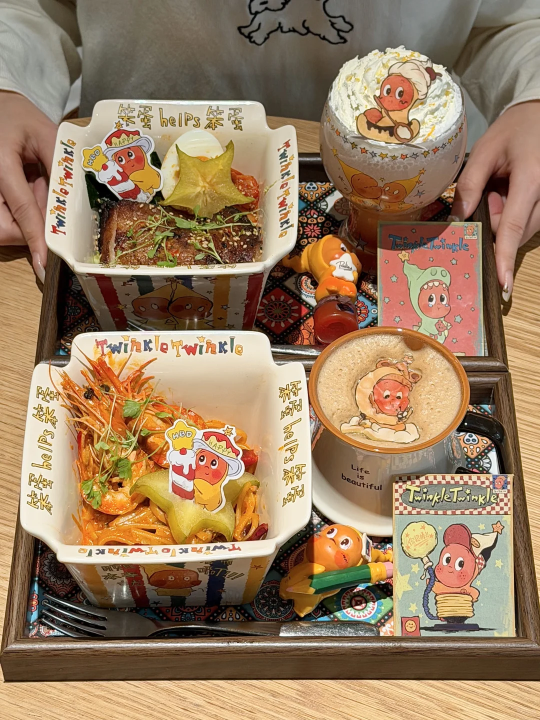 长沙新出的！！星星人主题！！二人食🌟