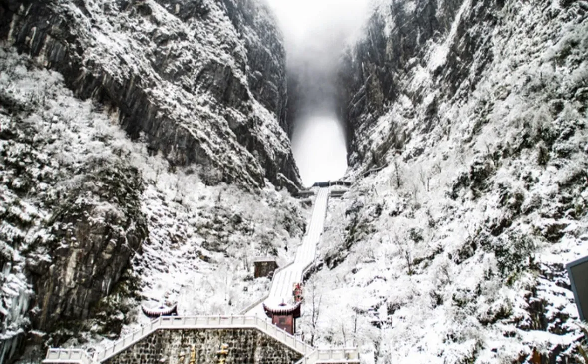 ❄️张家界天门山冬日限定冰雪童话！