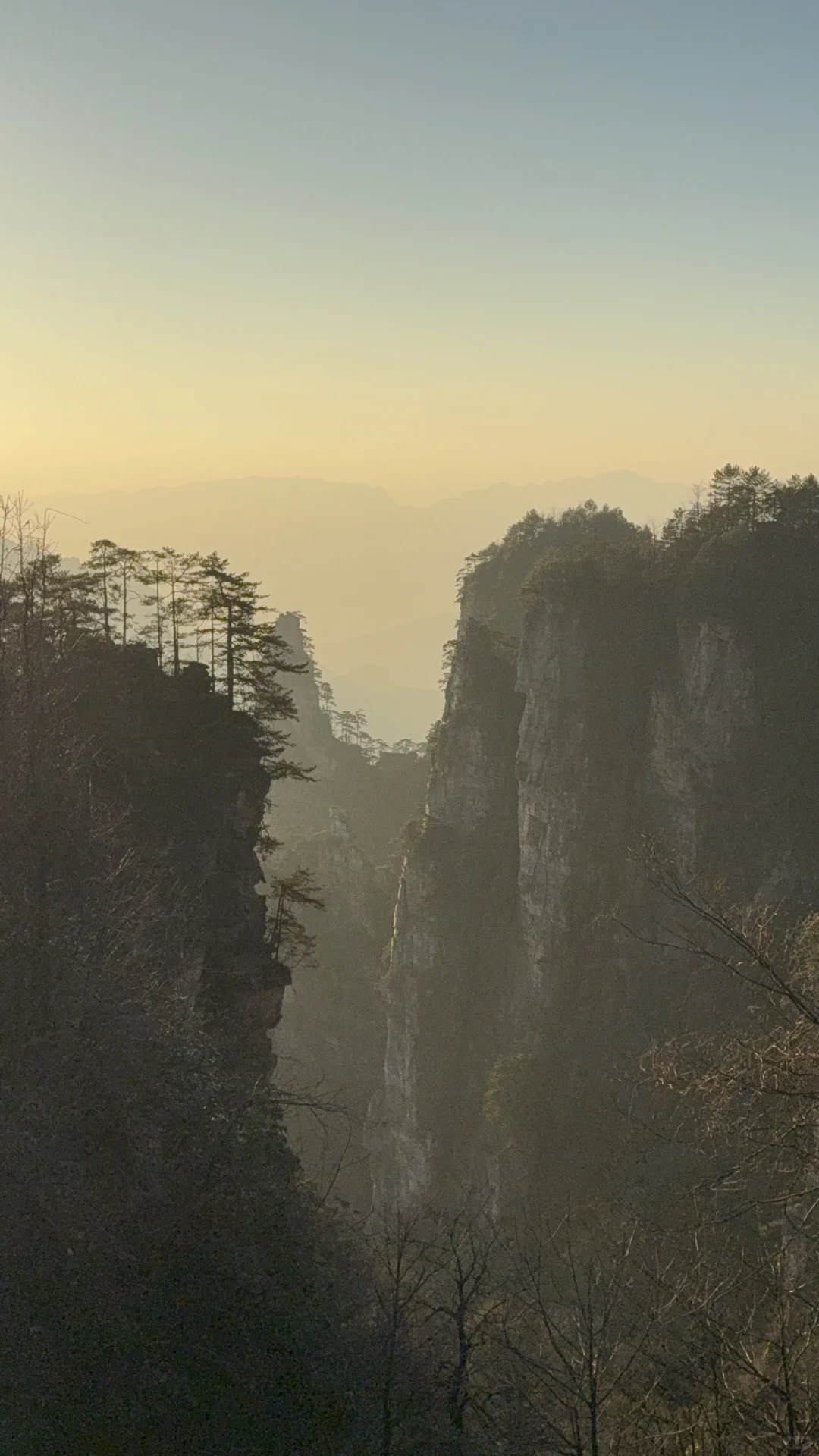 淡季张家界人少，无坑