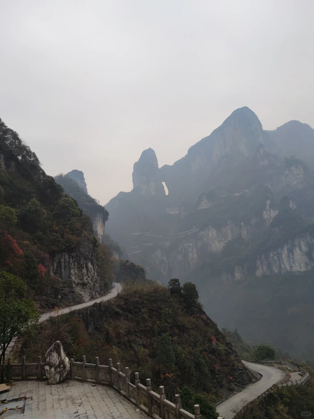 张家界景区实况12月13日