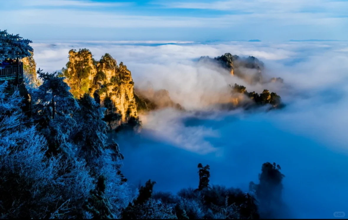 ❄️张家界天门山冬日限定冰雪童话！