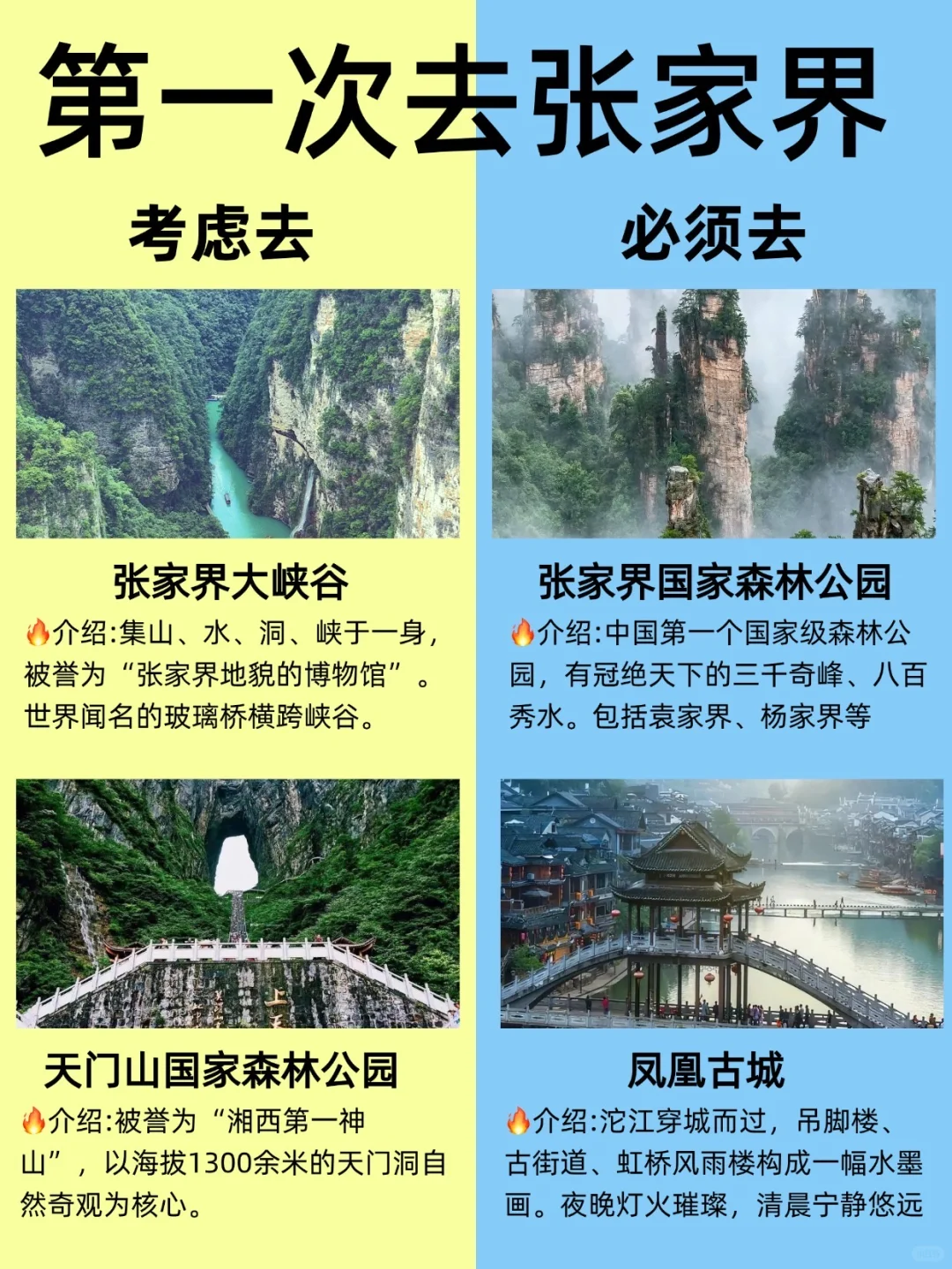 去了张家界4次，要去的一定要听劝！！！