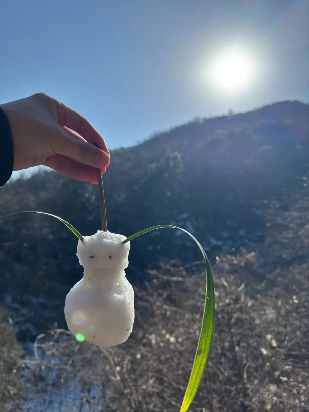 张家界天门山｜一月阳光穿山大洞 景色确实美