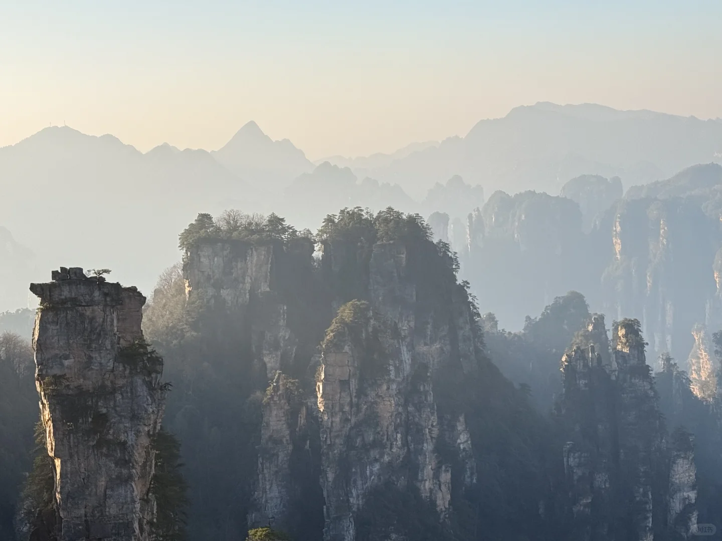 淡季张家界人少，无坑