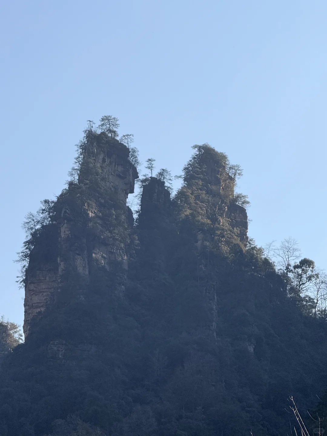 淡季张家界人少，无坑