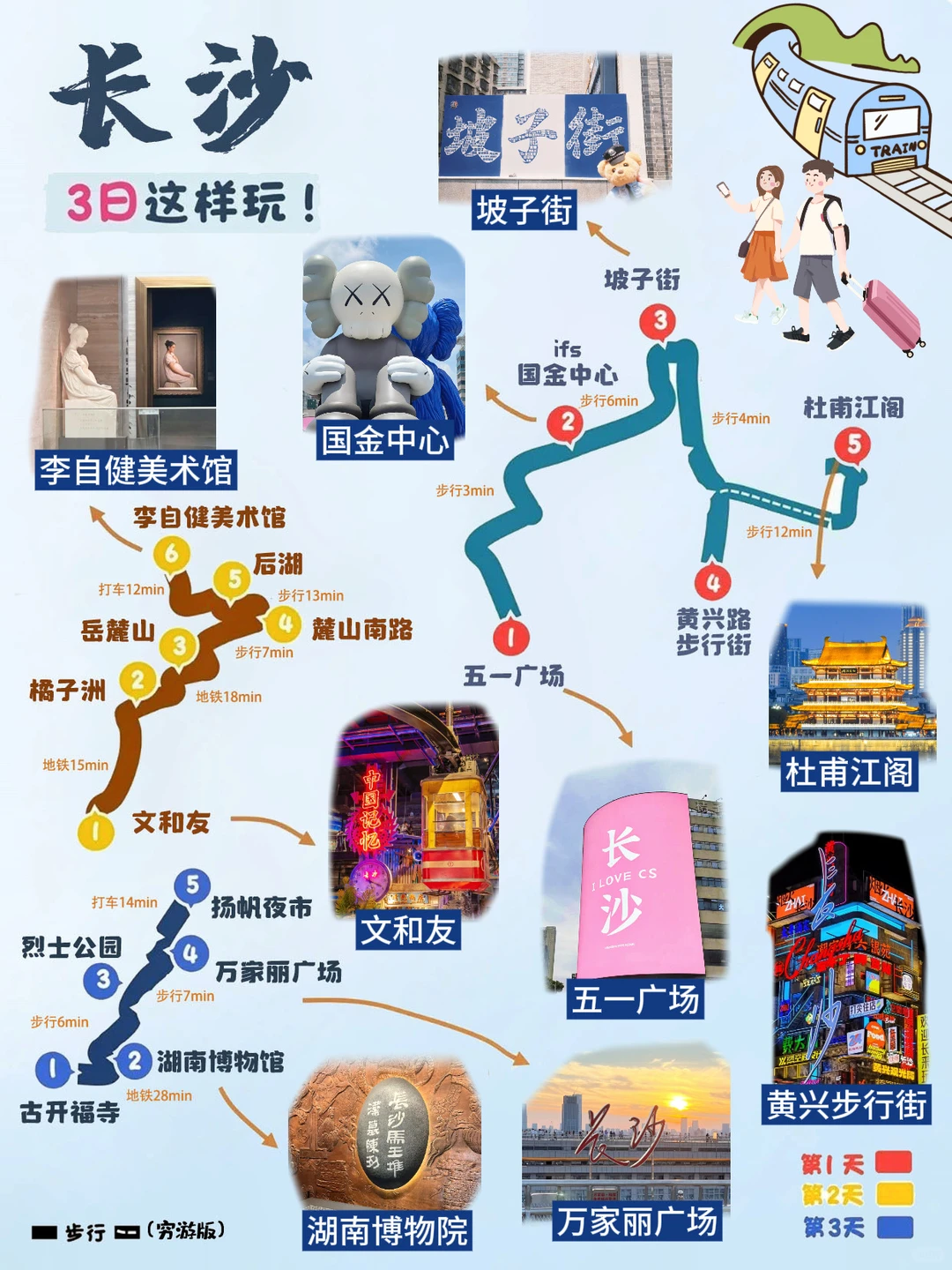 600块❗️爽玩三天长沙旅游攻略（附开销💰）