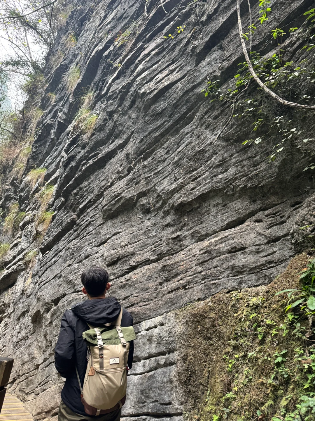 12.12 今天张家界大峡谷，灰蒙蒙的天空