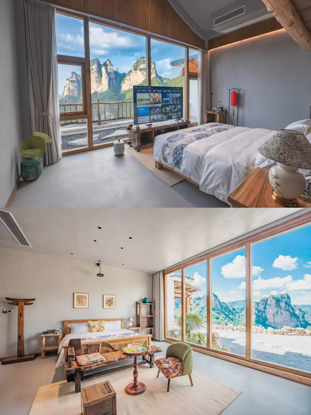 🌿逃离城市喧嚣 住进张家界山顶民宿🏠