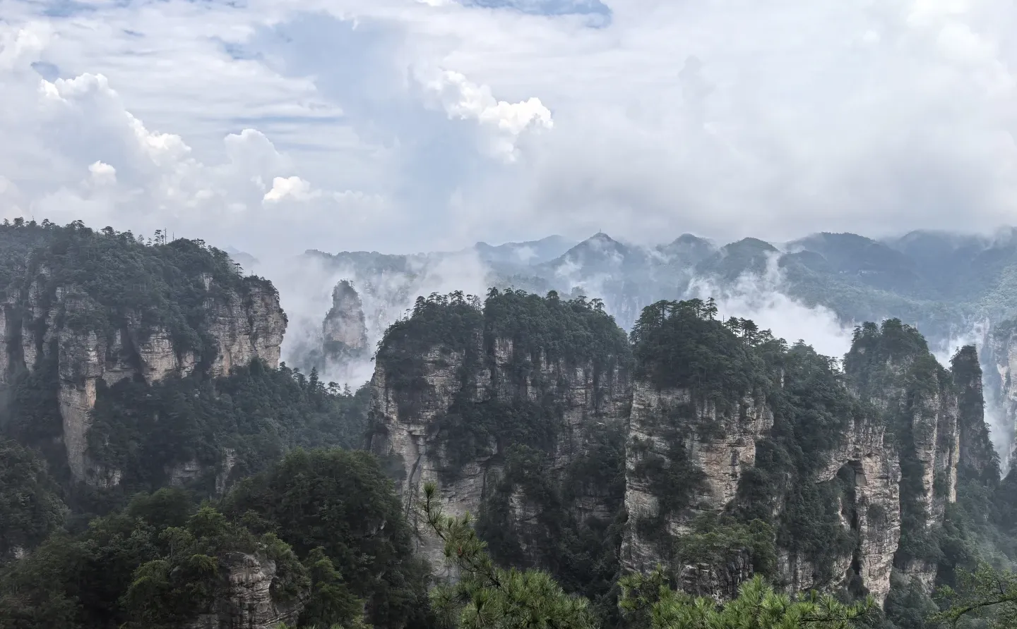 张家界暴雨后,我被自然深深“看见”