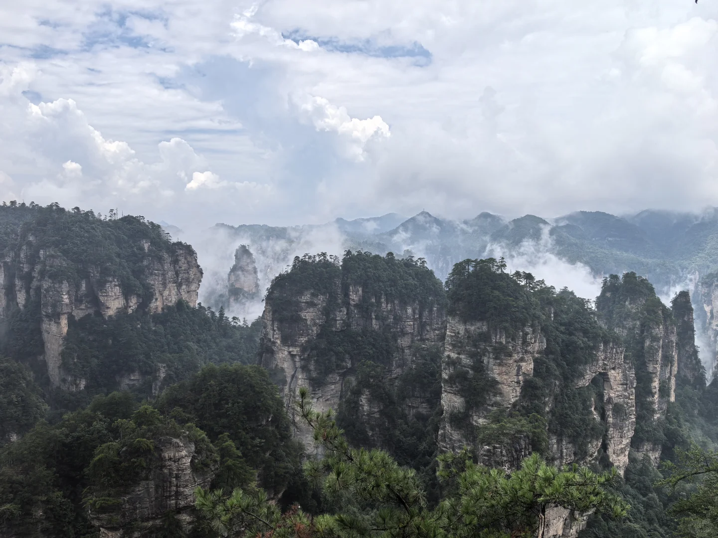 张家界暴雨后,我被自然深深“看见”