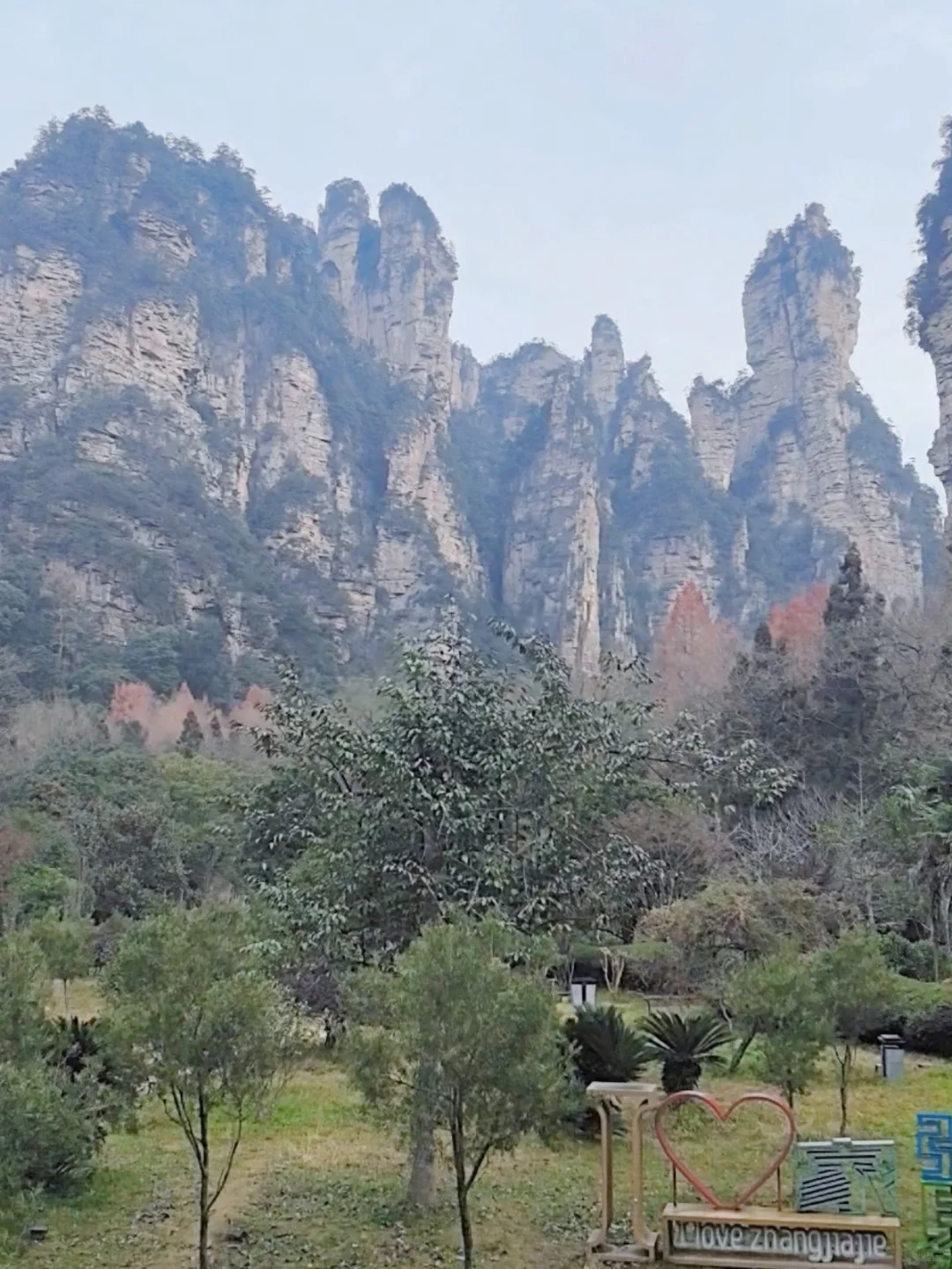 张家界天气实况🌤天门山12月16日·上午·晴
