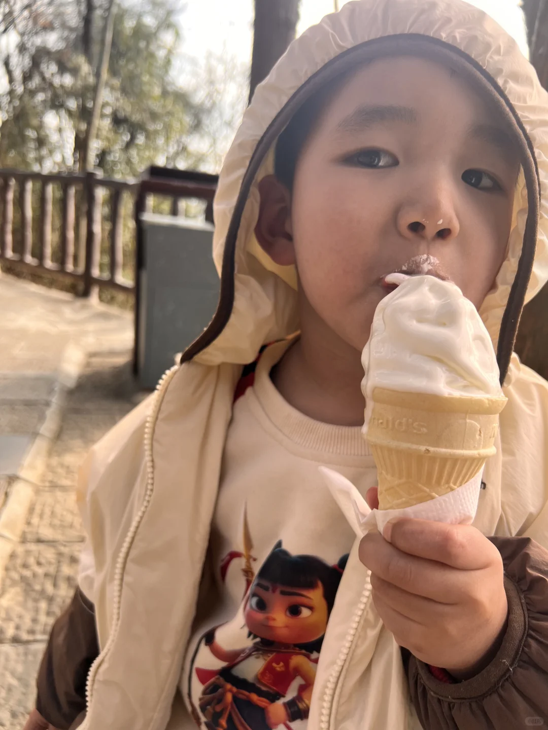 今天在张家界喝燕麦拿铁